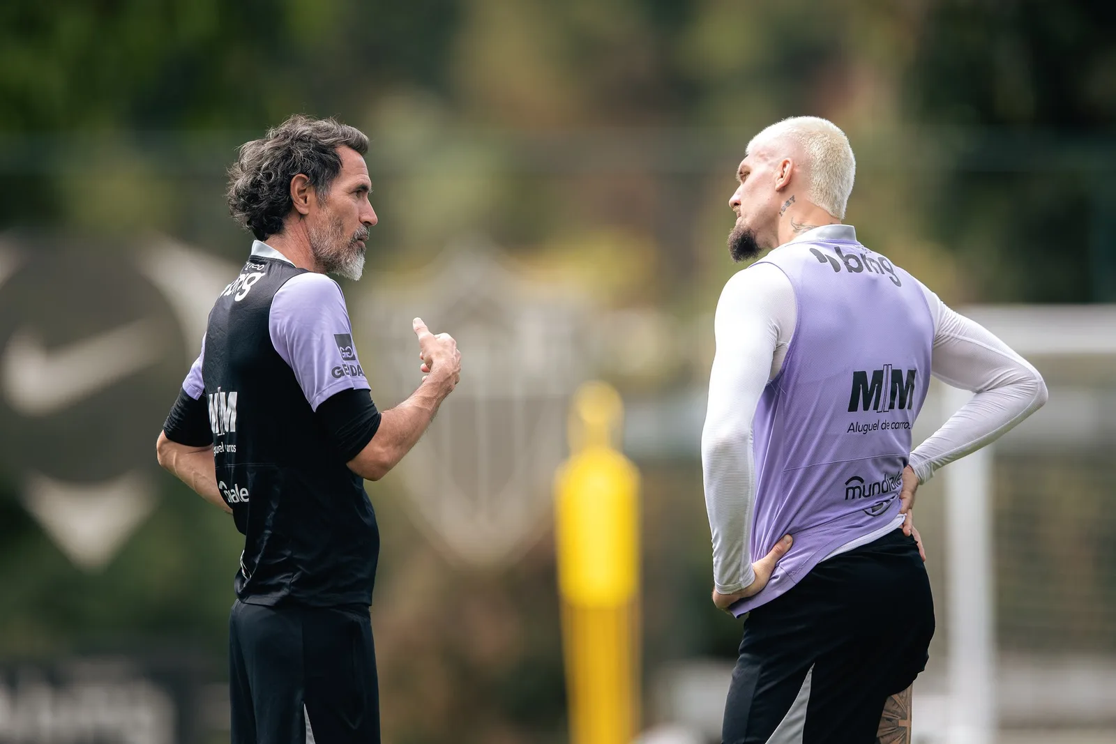 Atlético-MG libera Lyanco, Igor Gomes e Maycon para duelo com o Santos