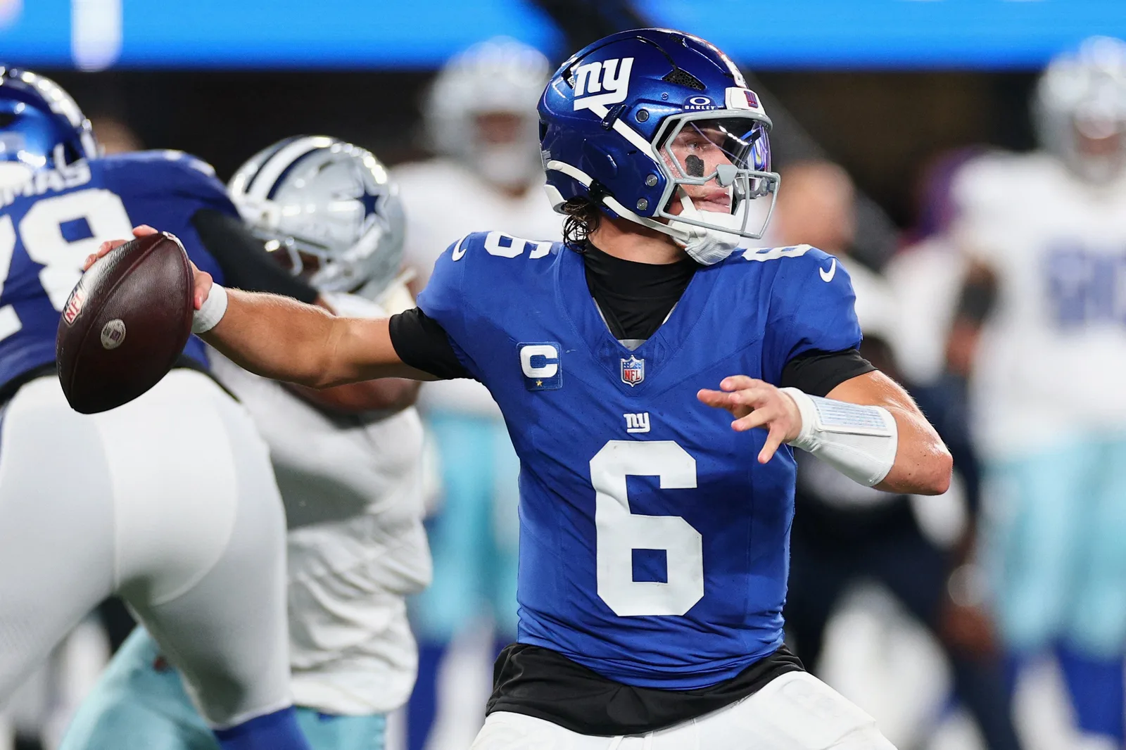 Giants vencem Cowboys por 28 a 20 na estreia de John Harbaugh
