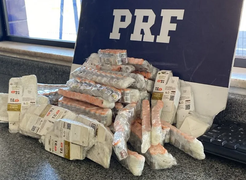 PRF apreende 503 ampolas de tirzepatida em veículo na Bahia