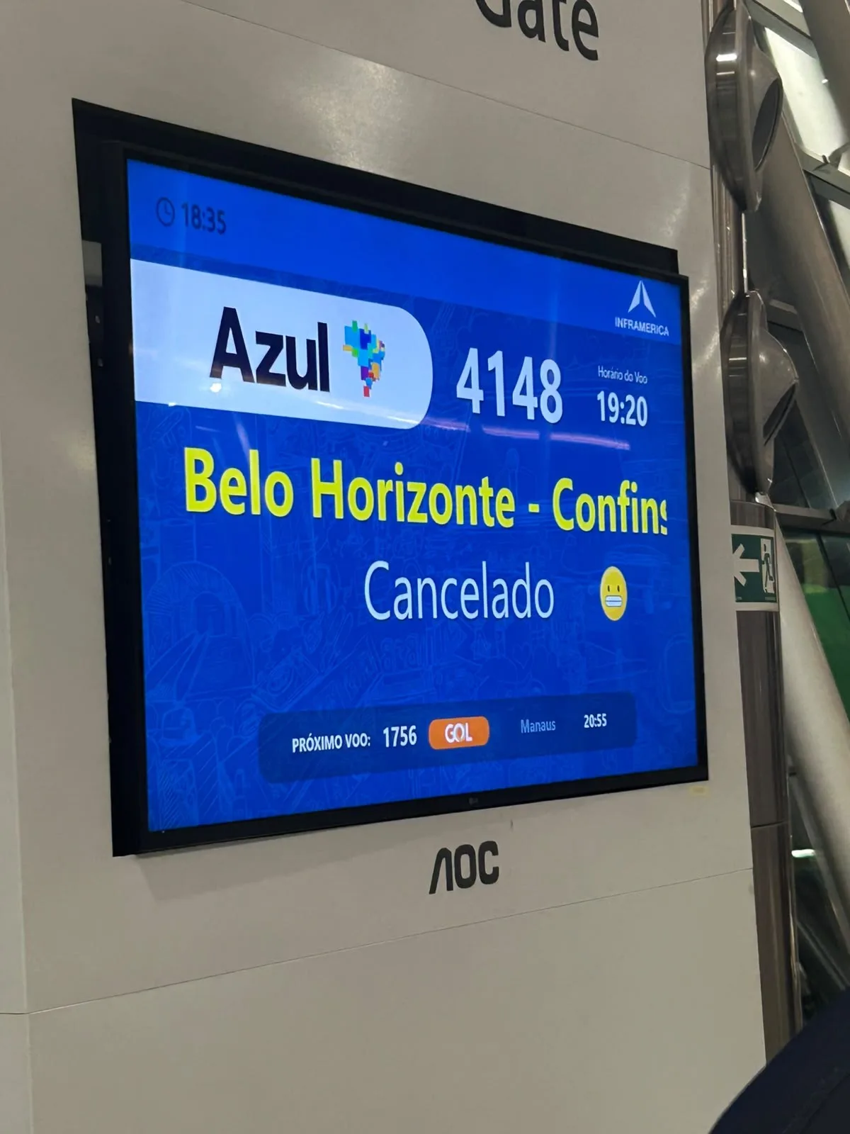 Instabilidade no GPS provoca cancelamentos e filas em voos da Azul em Brasília