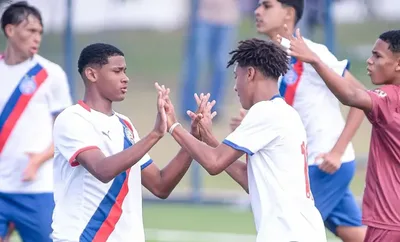 Gabriel Jesus marca quatro, e Bahia goleia o Leônico no Baianão Sub-15