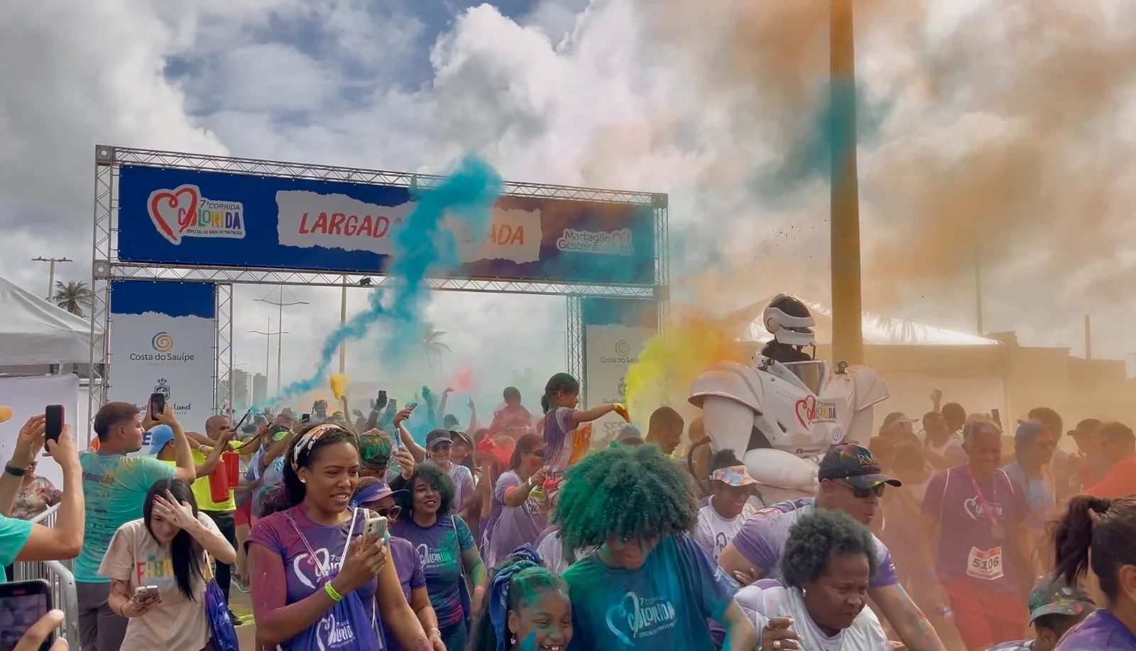 Corrida Colorida do Martagão terá provas de 5 km e 3 km em Salvador