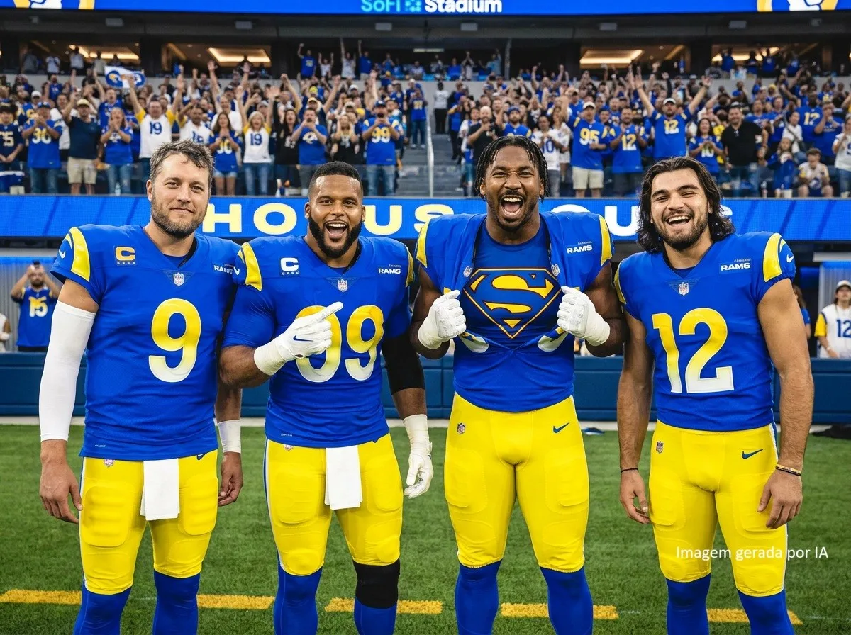 Rams reforçam defesa e iniciam 2026 como principal ameaça da NFL