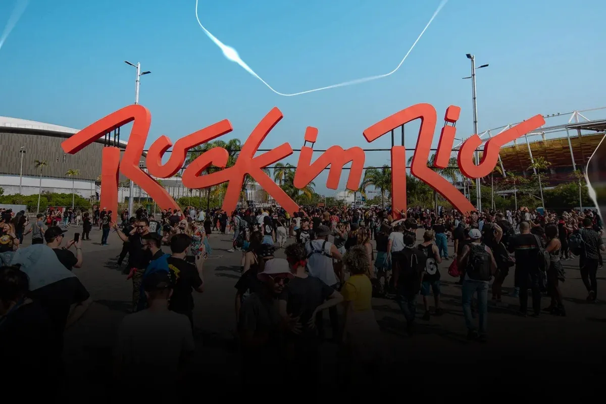 Chuva suspende agendamento de brinquedos no Rock in Rio