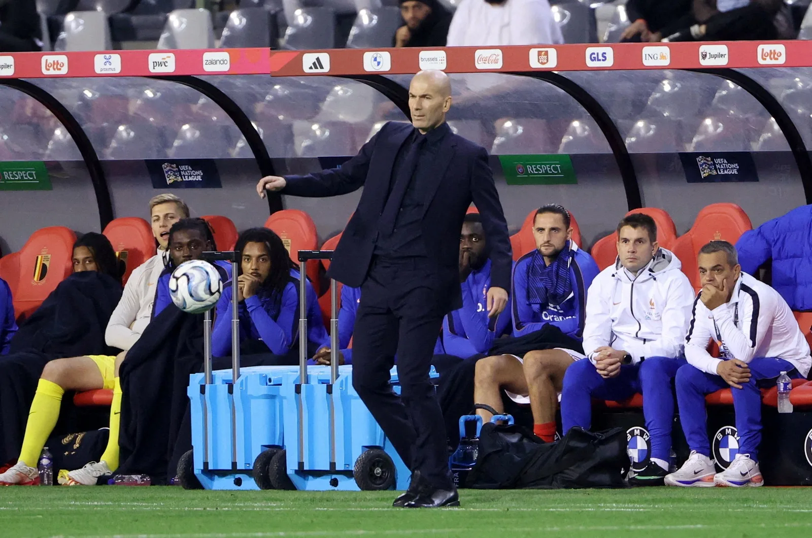 Zidane revela reação inusitada após gol de Olise pela França