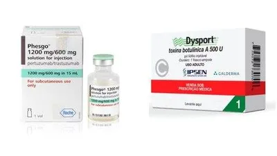 Anvisa proíbe produtos falsificados de Phesgo e três lotes de Dysport