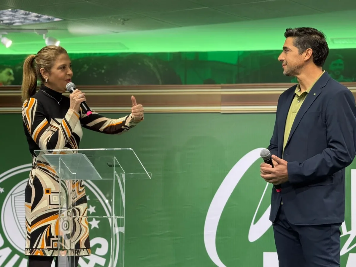 Leila Pereira mantém confiança em Abel e defende contratação de Paulinho