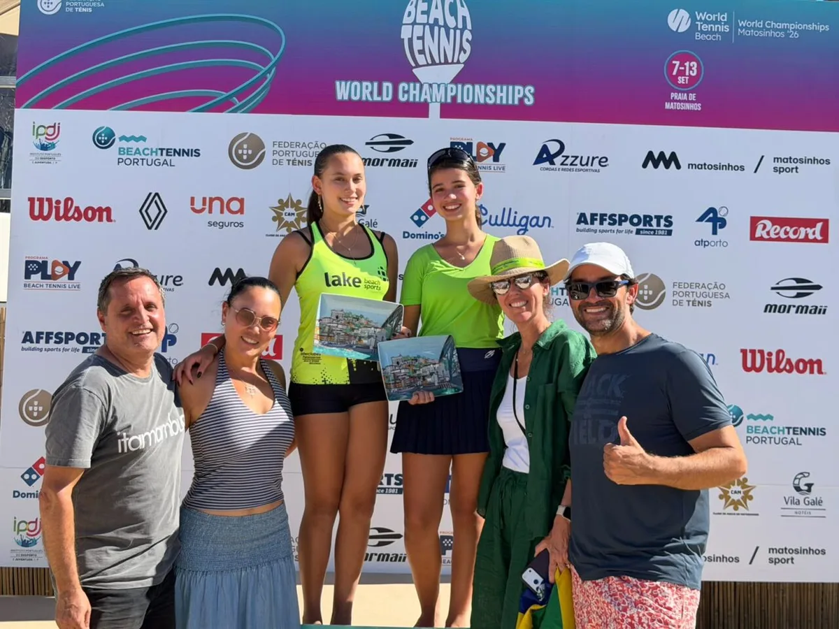 Pietra Tremonte e Manuela Gulla vencem Mundial Sub 14 de beach tennis