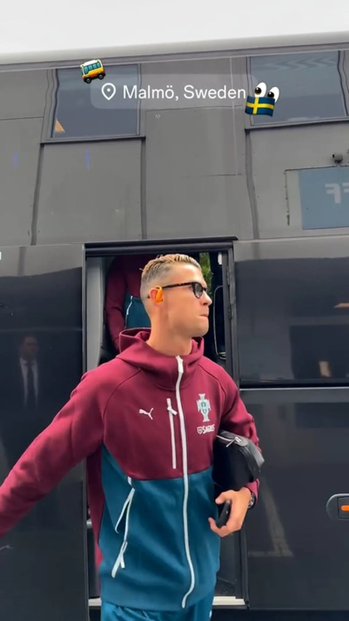 Cristiano Ronaldo deixa estádio e conclui treino em hotel antes de jogo com a Dinamarca