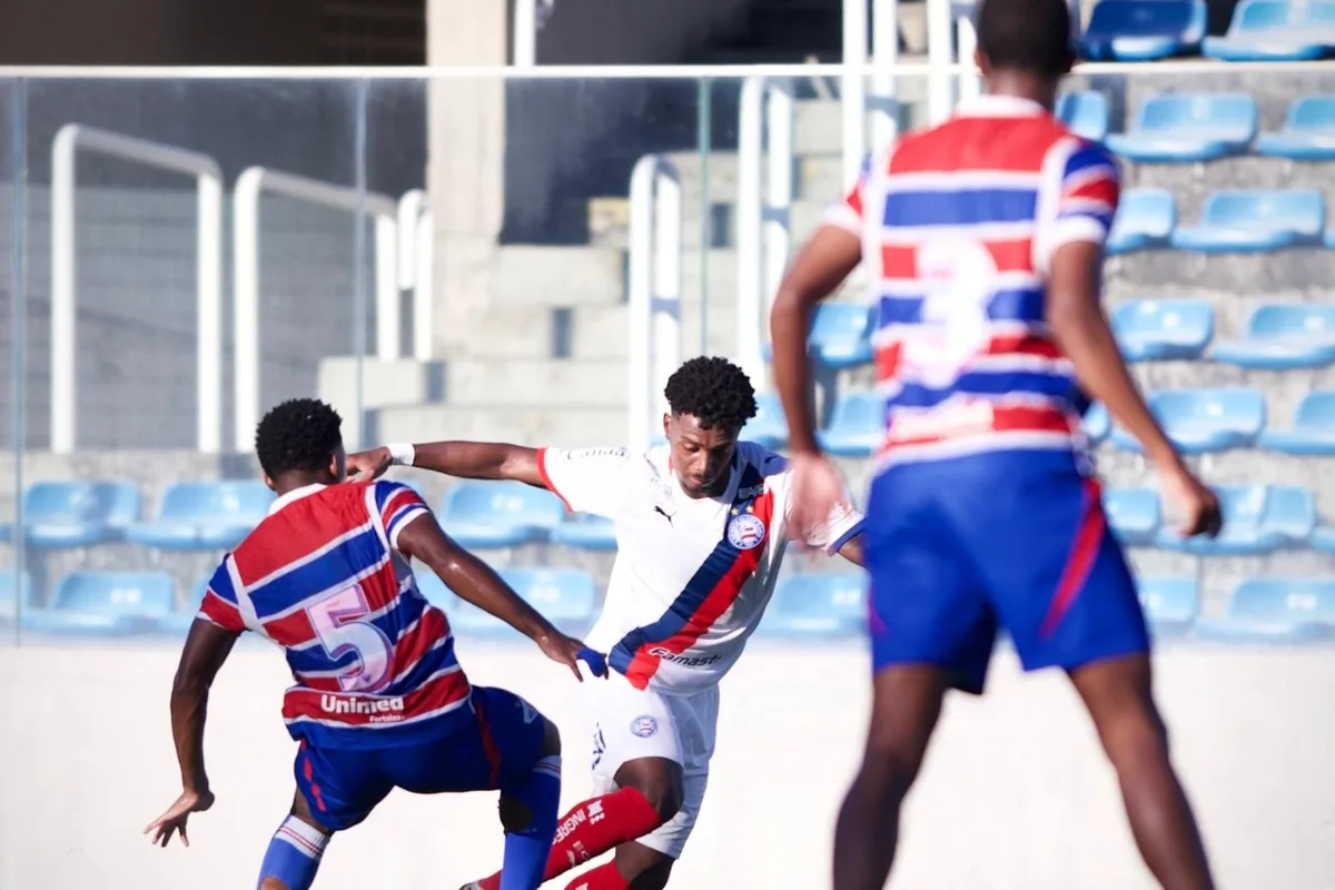 Bahia perde para o Fortaleza na ida da final do Nordestão Sub-20