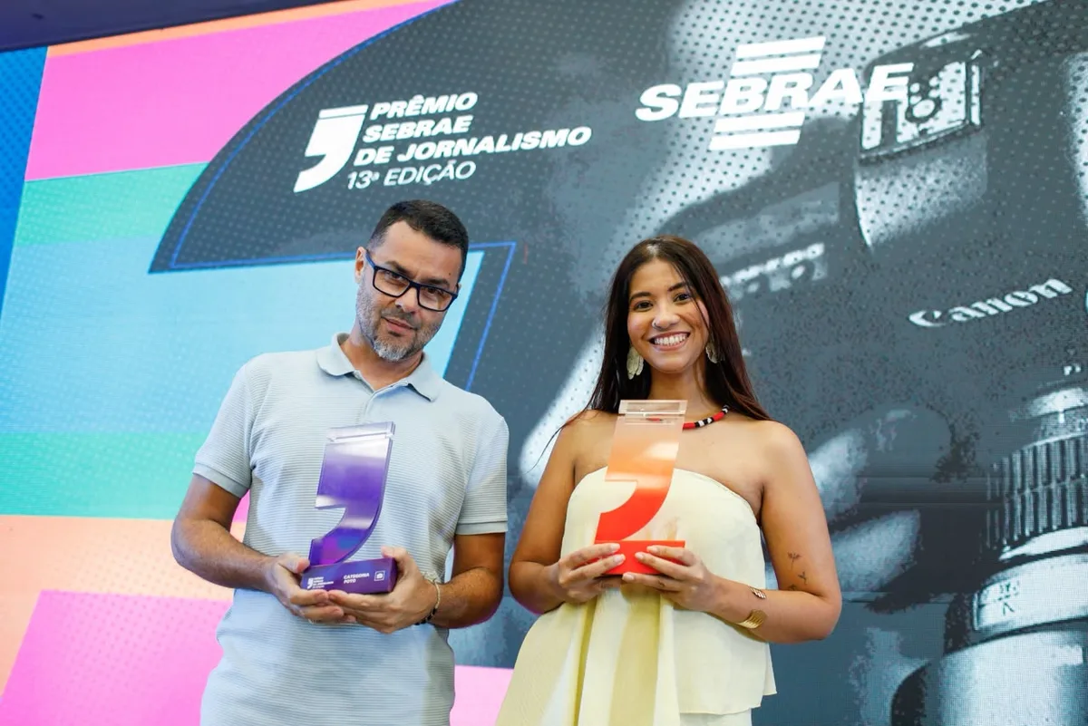 Bianca Carneiro e Uendel Galter vencem categorias do Prêmio Sebrae de Jornalismo
