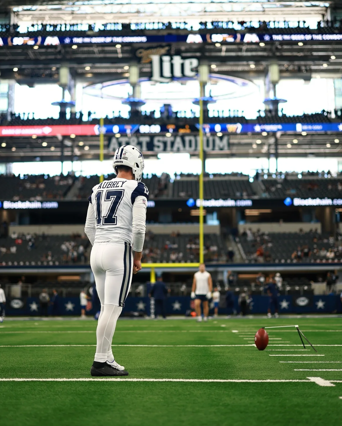 Brandon Aubrey retorna ao Brasil para jogo dos Cowboys no Maracanã