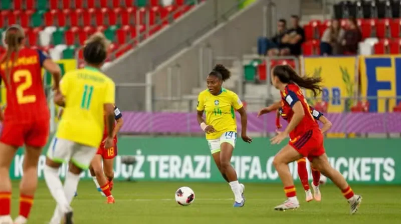 Brasil perde para a Espanha e é eliminado do Mundial Sub-20