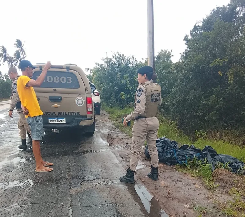 Jovem de 20 anos é localizado morto às margens da BA-001, em Belmonte