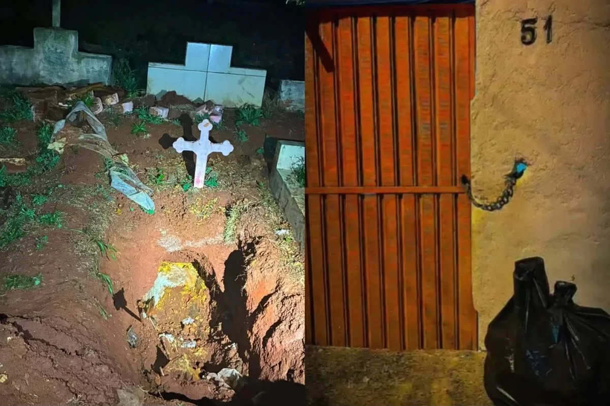 Homem é preso em Poá após retirar ossada de túmulo e levar restos para casa