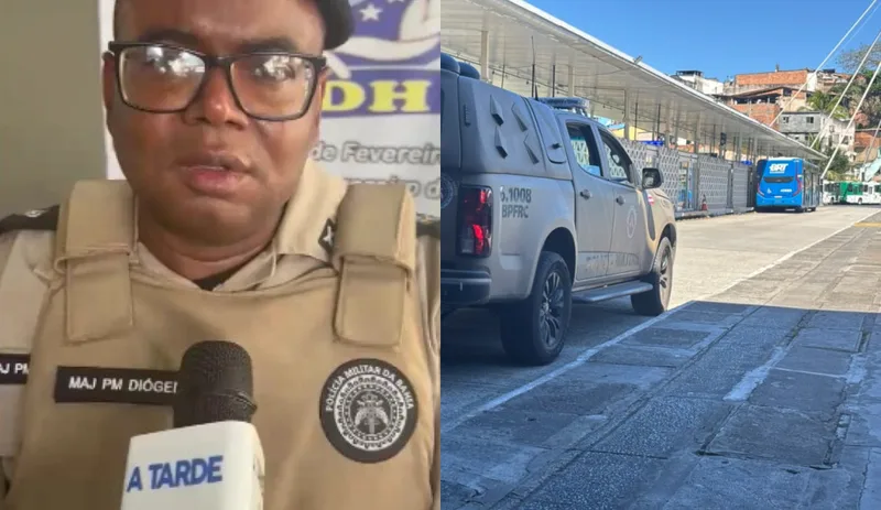 PM da Bahia relata ocorrência com mulher armada em ônibus na Lapa