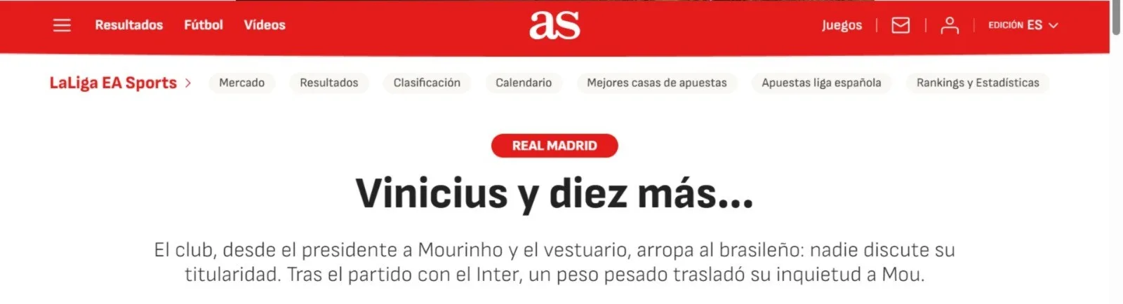 Vini Jr. mantém apoio no Real Madrid após críticas da torcida