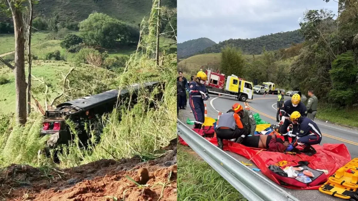 Queda de ônibus em Cruzeiro mata seis pessoas e deixa 42 feridas