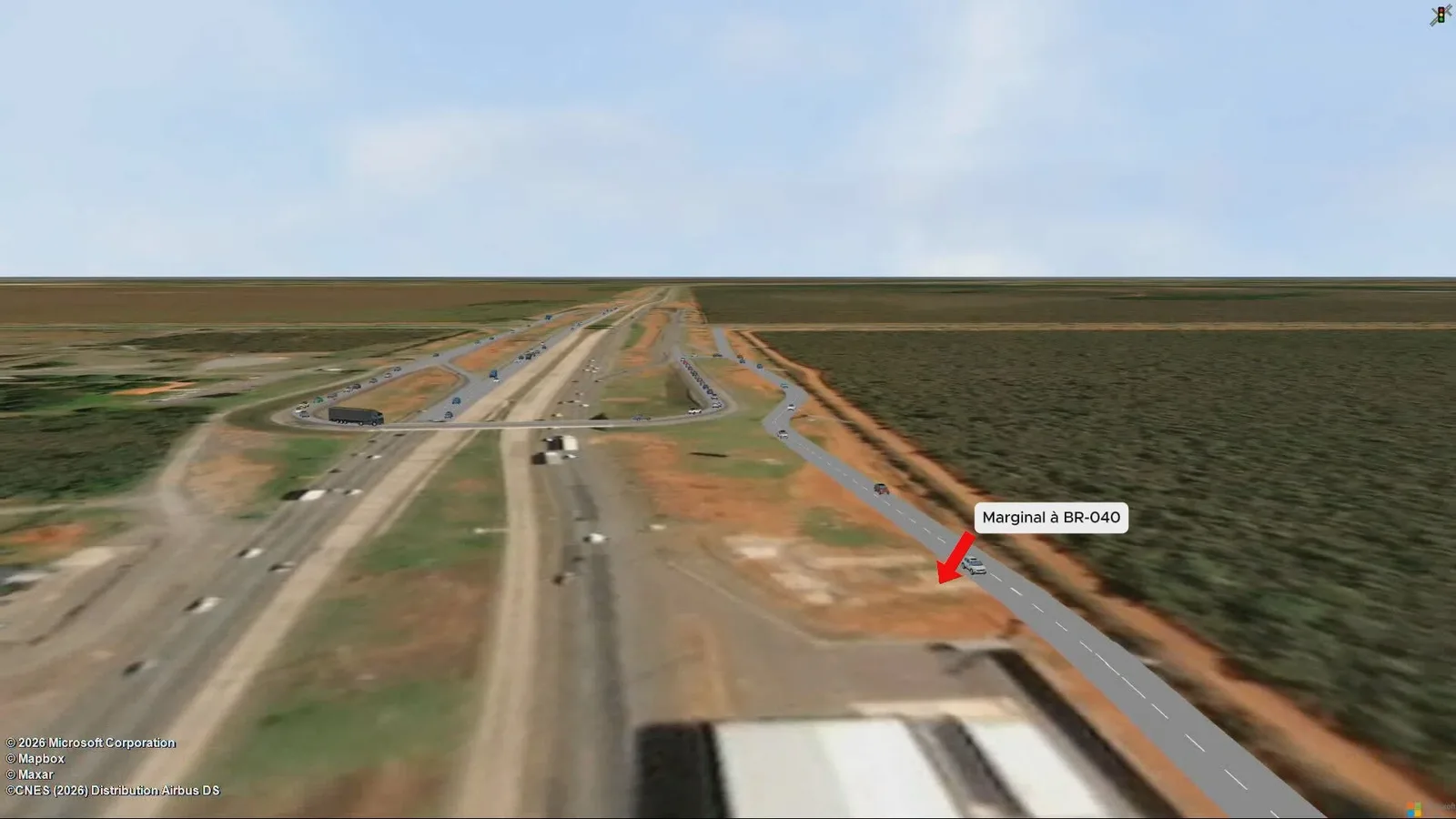 Marginal da BR-040 terá sentido invertido no fim da tarde no Distrito Federal
