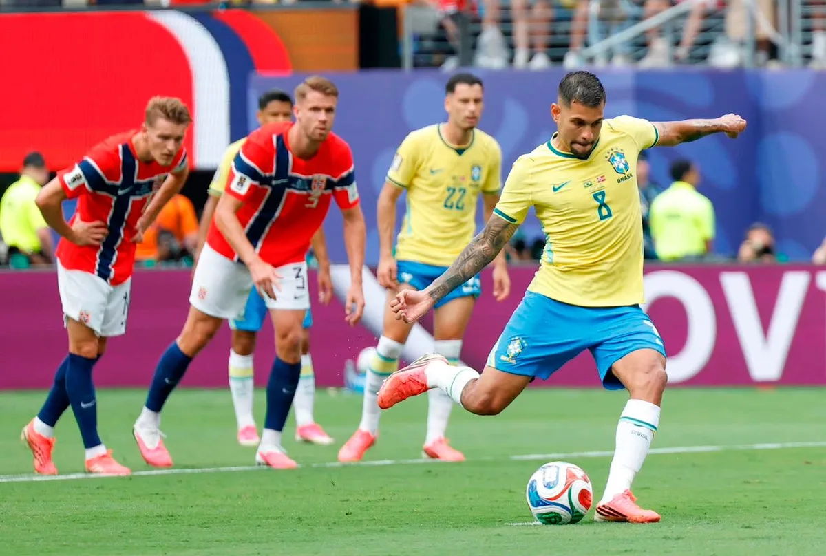 Bruno Guimarães assume cobrança de pênalti perdido contra a Noruega