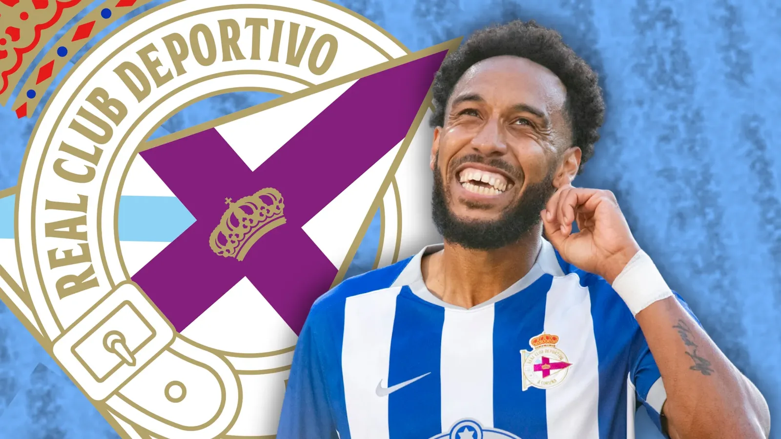 Aubameyang lidera início invicto do Deportivo após retorno à elite espanhola