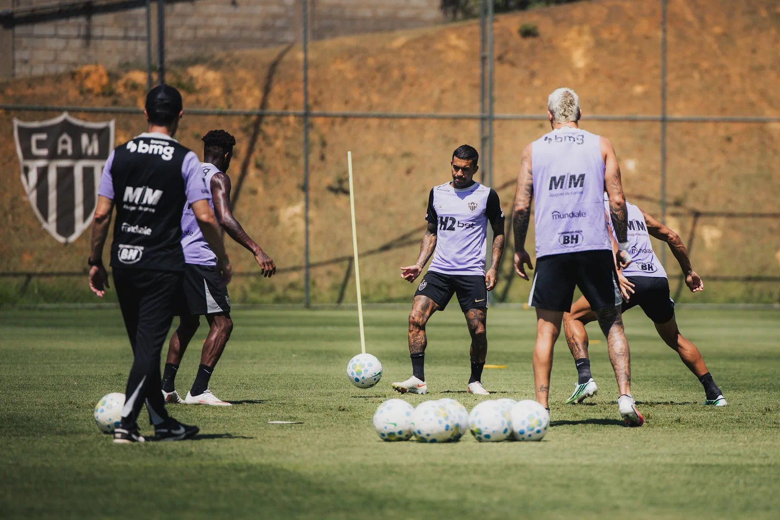 Atlético-MG tem cinco jogadores na disputa por mais minutos após a Data Fifa