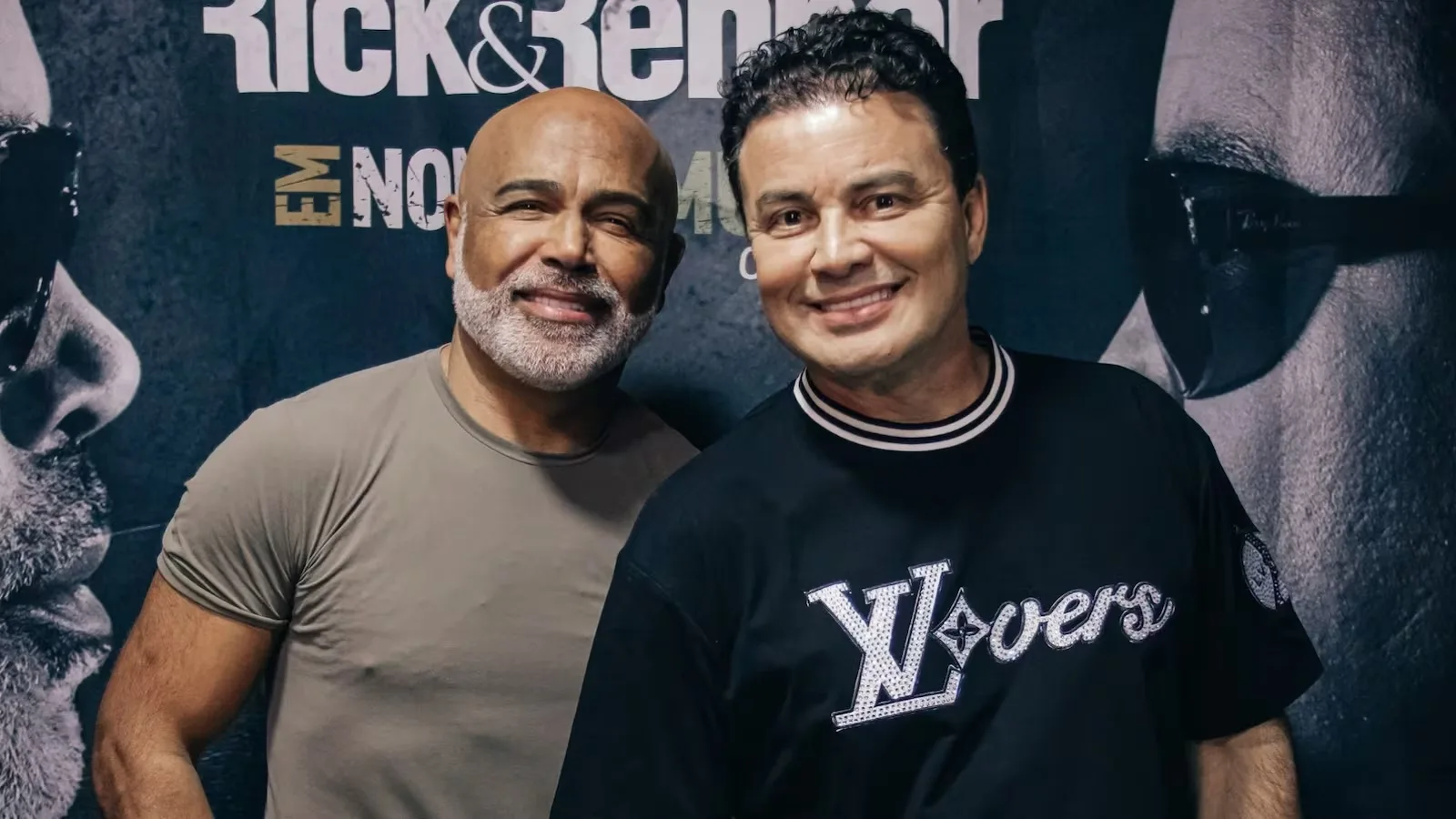 Foto mostra Rick e empresário antes da queda de helicóptero em Urubici