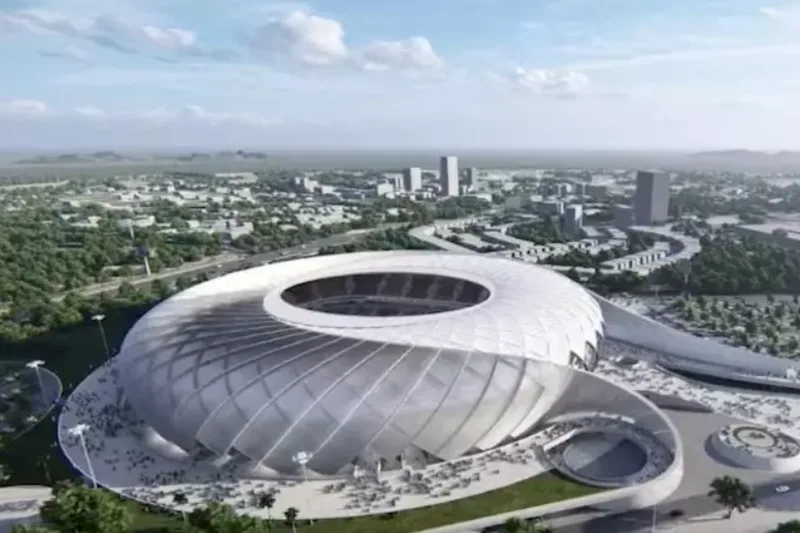 Novo estádio de El Salvador avança com obras em várias frentes