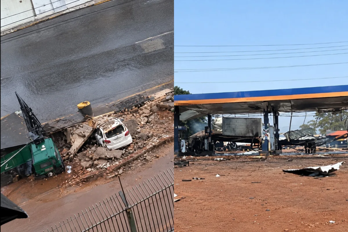 Chuva provoca rajadas e estragos em Goiás após máxima de 39,4°C