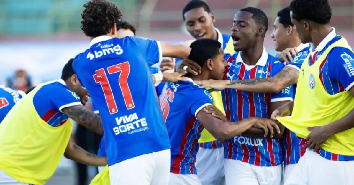 Bahia decide Copa do Nordeste sub-20 contra o Fortaleza em Feira de Santana