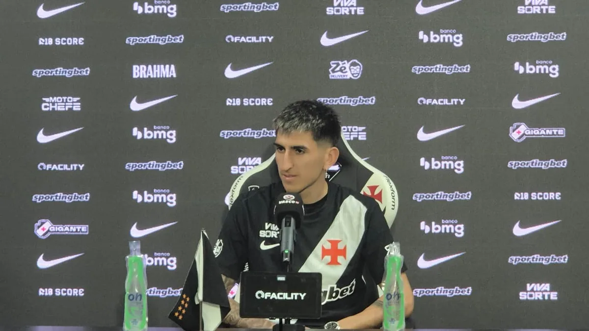 Alan Lescano é apresentado pelo Vasco e diz estar pronto para estrear