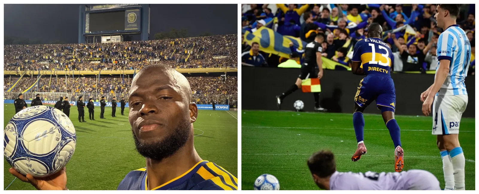 Enner Valencia marca três vezes e leva o Boca à semifinal da Copa Argentina