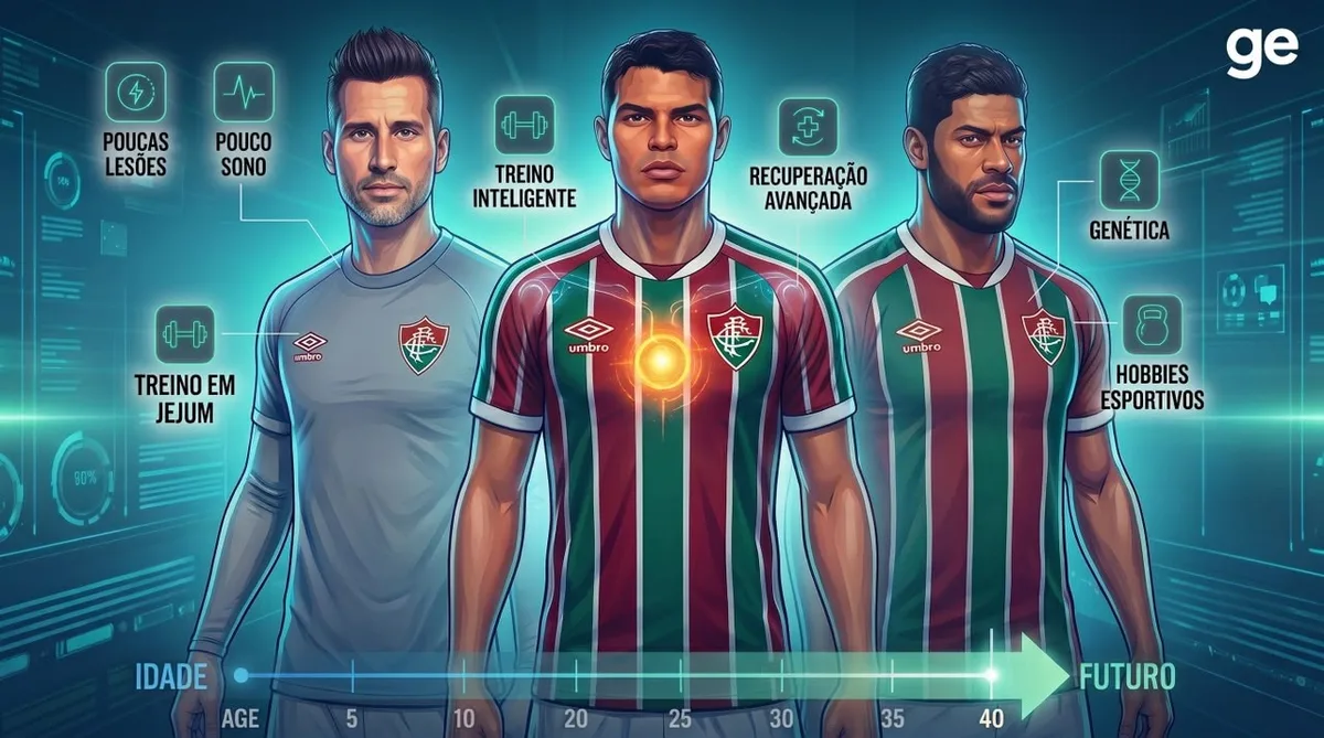 Fábio, Thiago Silva e Hulk sustentam longevidade do Fluminense