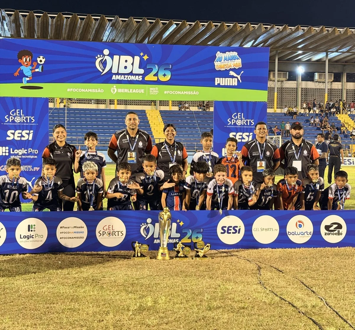 Coari conquista a IberLeague Amazonas Sub-10 com campanha invicta